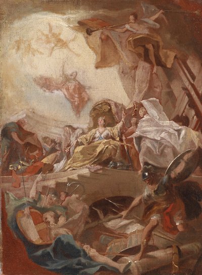 تمجيد البيت الأميرية بواسطة دائرة يوهان الإنجيلي هولزر